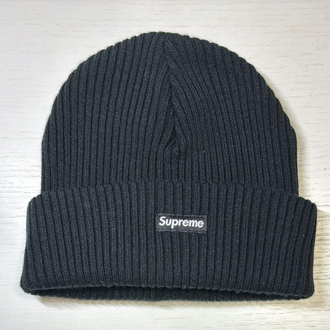 Supreme Wide Rib Beanie "Black"