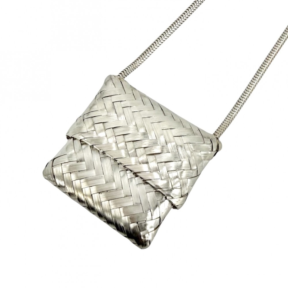 TIFFANY&Co. ティファニー ネックレス ピルケース ジュエリー アクセサリー シルバー925    レディース 約45.6g【中古品】