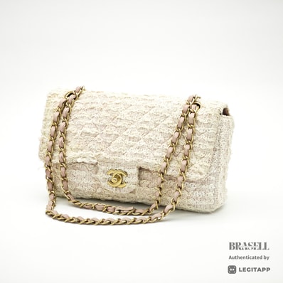 CHANEL シャネル マトラッセ 13827353 ショルダーバッグ Tweed ベージュ レディース