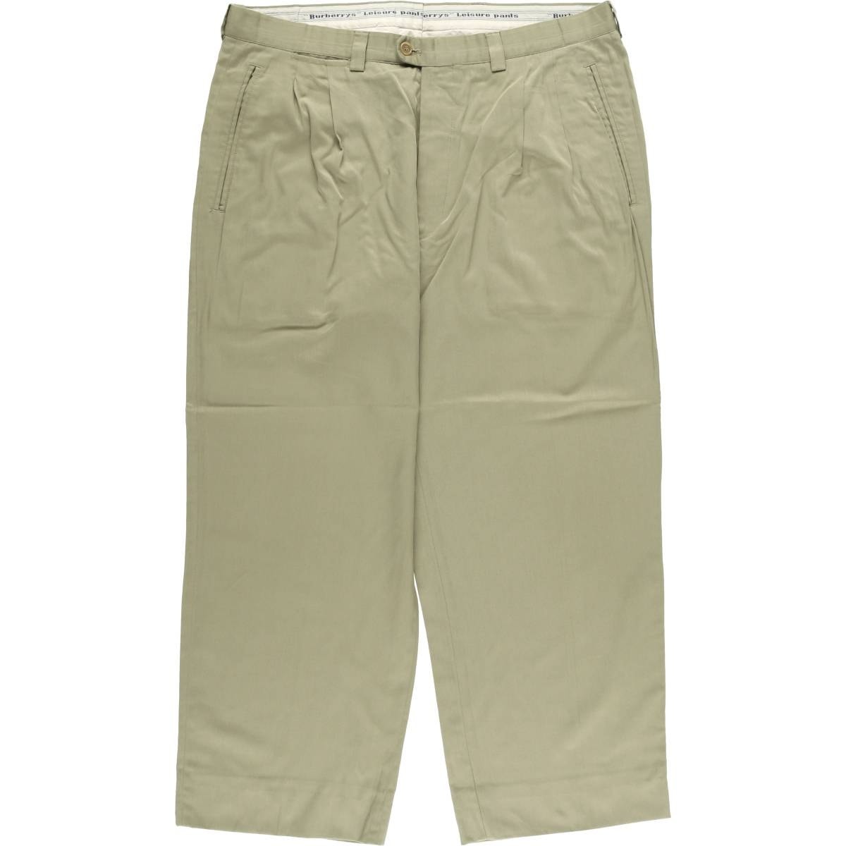 古着 バーバリー Burberry's BURBERRYS OF LONDON ツータック スラックス ワイドパンツ メンズw34相当/eaa558120