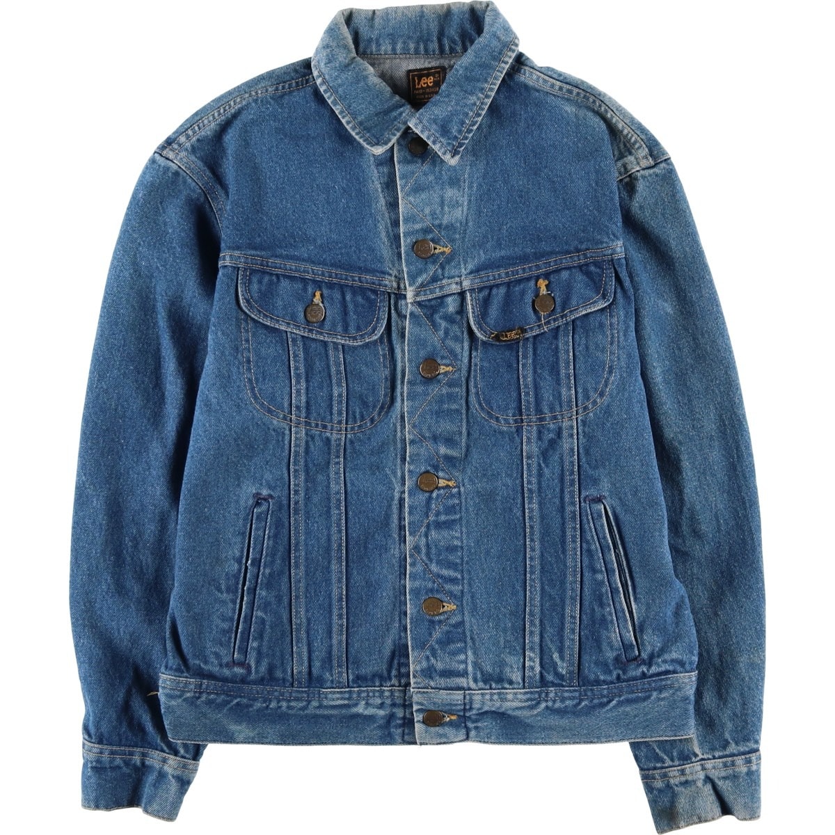 古着 80年代 リー Lee RIDERS ライダース デニムジャケット Gジャン USA製 メンズM相当 ヴィンテージ/eaa477420