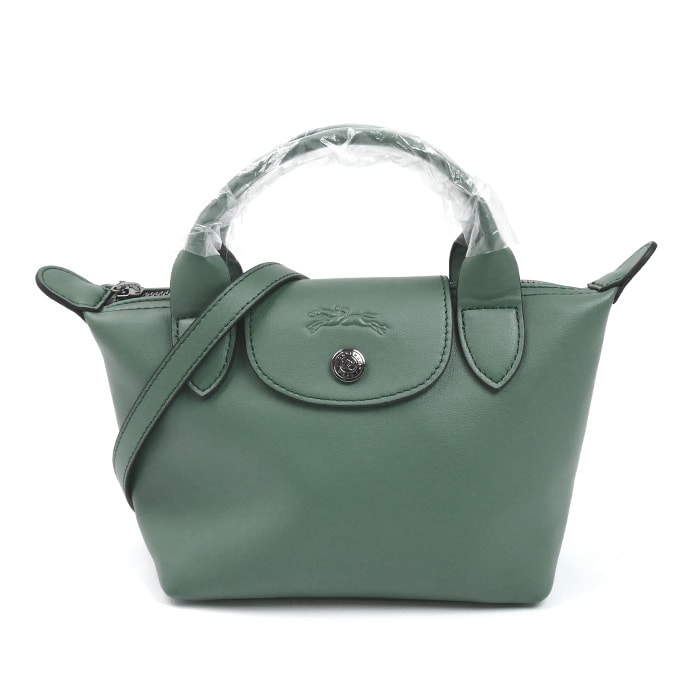 Longchamp ロンシャン ル プリアージュ エクストラ XS 2Wayショルダーバッグ グリーン L150098 レディース【未使用】【買取品】