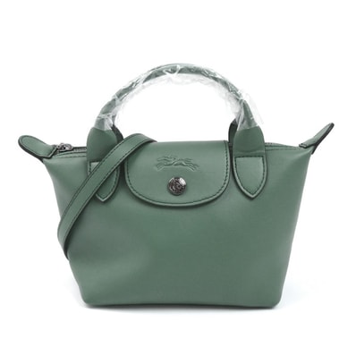 Longchamp ロンシャン ル プリアージュ エクストラ XS 2Wayショルダーバッグ グリーン L150098 レディース【未使用】【買取品】