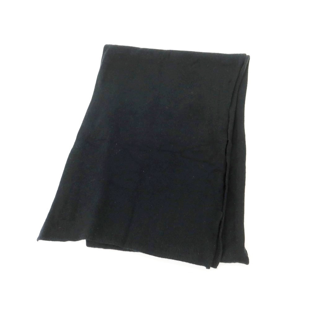 【中古】クルチアーニ CRUCIANI カシミヤ マフラー ブラック【メンズ】