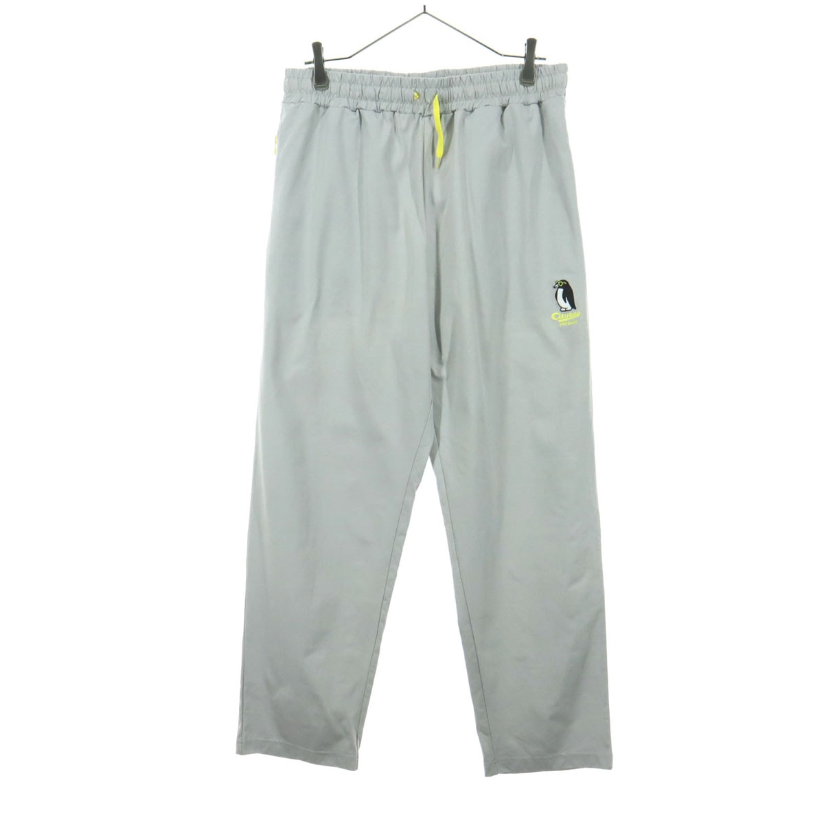 graniph グラニフ ジョガーパンツ L グレー ペンギンロゴ入り