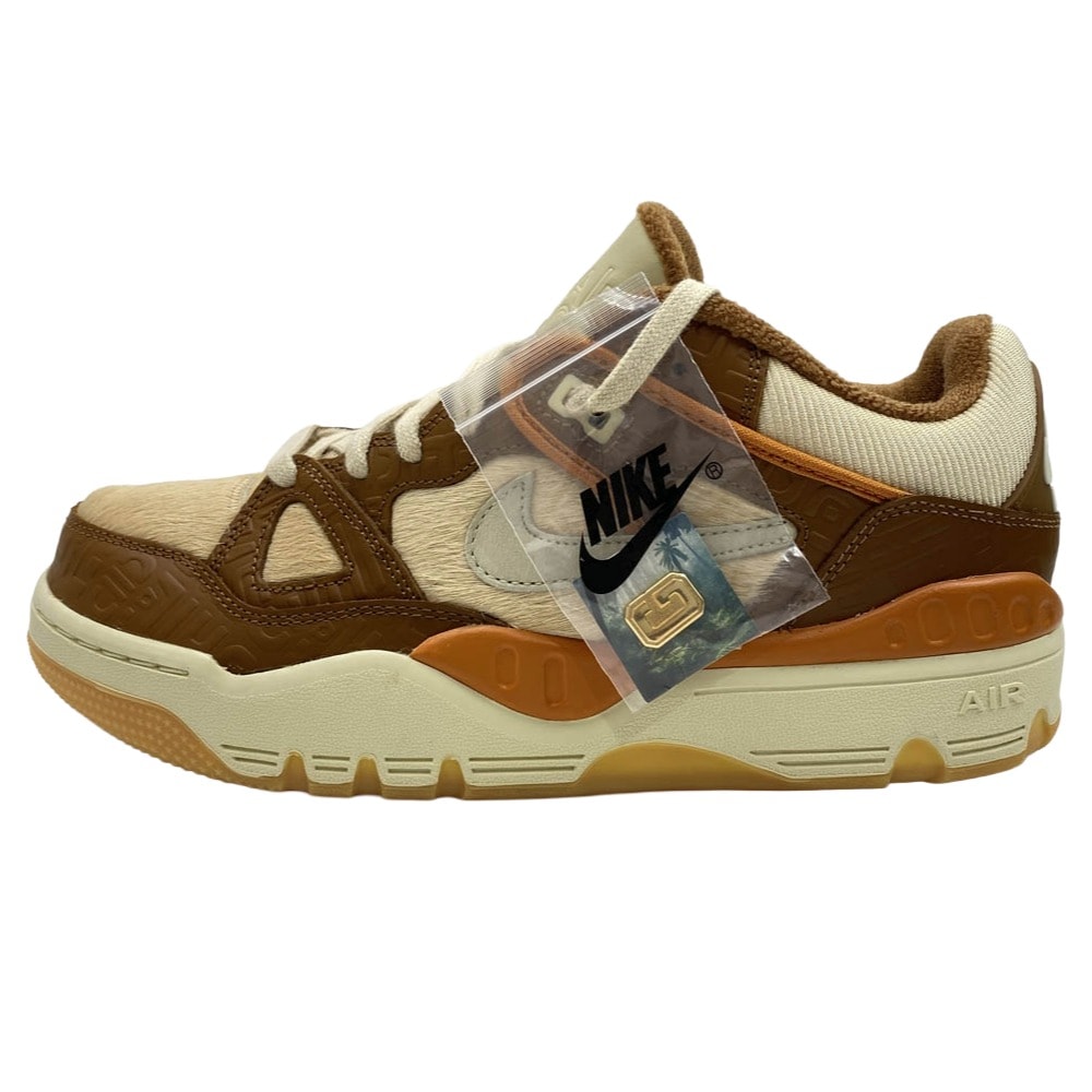 NIKE ナイキ スニーカー HQ0260-200 【フェイクバスターズ鑑定済】 ×NIGO? Air Force 3 Low SP Beige (Heel Logo NIGO) ニゴー  エアフォース3 ロー SP ベージュ【新古品】【未使用】【中古】
