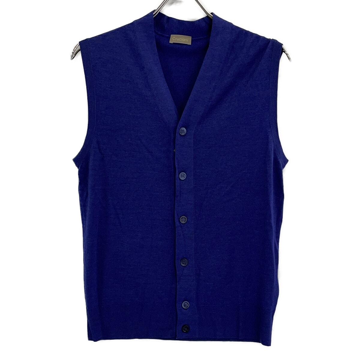 クルチアーニ パープル カシミヤシルク ニットベスト 46