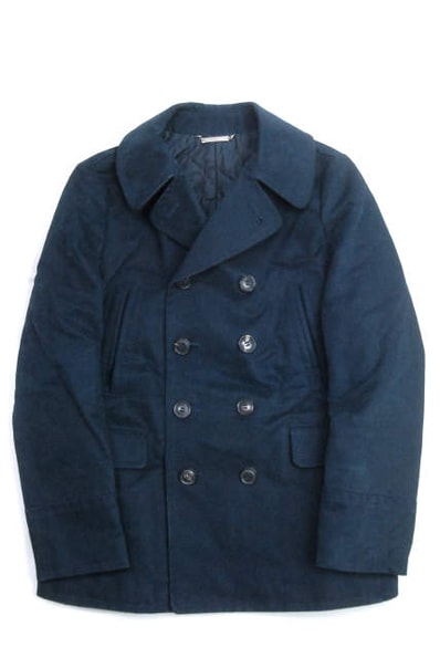 beautiful people ビューティフルピープル c.double gabardine pea coat キルトライナー付き ウールギャバジンPコート 160 ネイビー ピーコート アウター lc15863