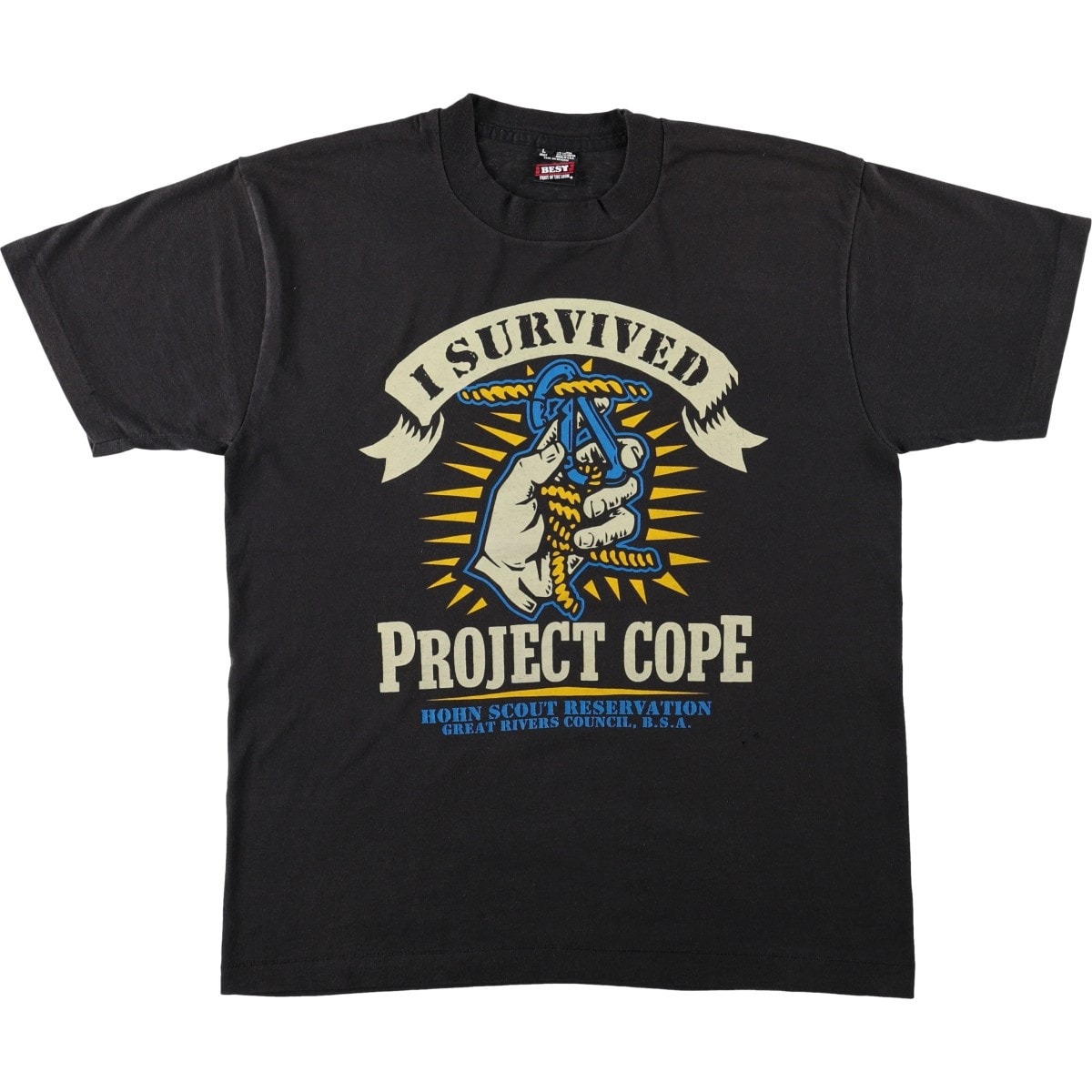 古着 90年代 フルーツオブザルーム FRUIT OF THE LOOM BEST プリントTシャツ USA製 メンズL相当 ヴィンテージ/eaa642588