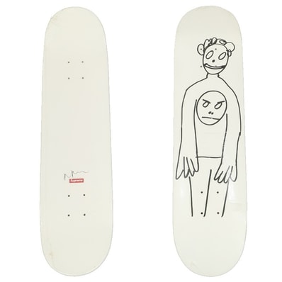 【中古】シュプリーム Supreme 2007年春夏 Richard Prince Skateboard スケートボード デッキ スケボー ホワイト【メンズ】