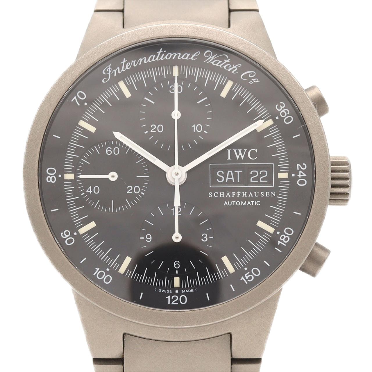 【ノーメンテナンス還元価格】IWC GSTクロノ TI IW370703 TI 自動巻
