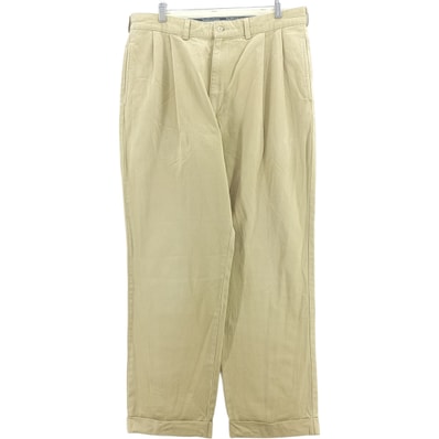 古着 ラルフローレン Ralph Lauren Polo Ralph Lauren HAMMOND PANT ツータック チノパンツ メンズw34相当/eaa419831