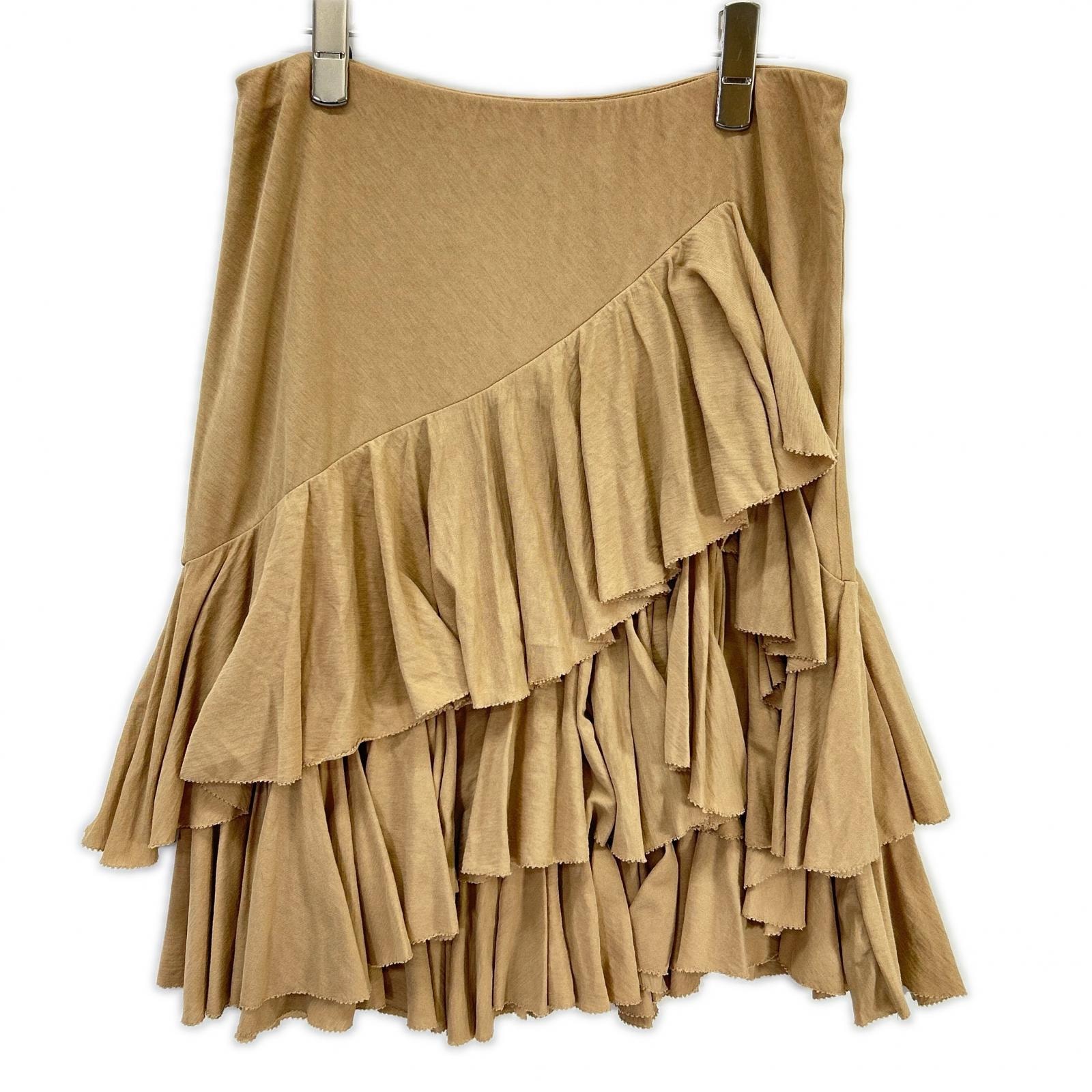ラルフローレン ベージュ ティアードスカート S