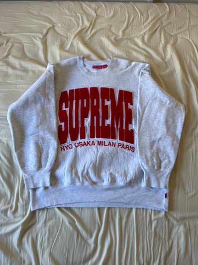 Supreme Cities Arc Crewneck "Grey"