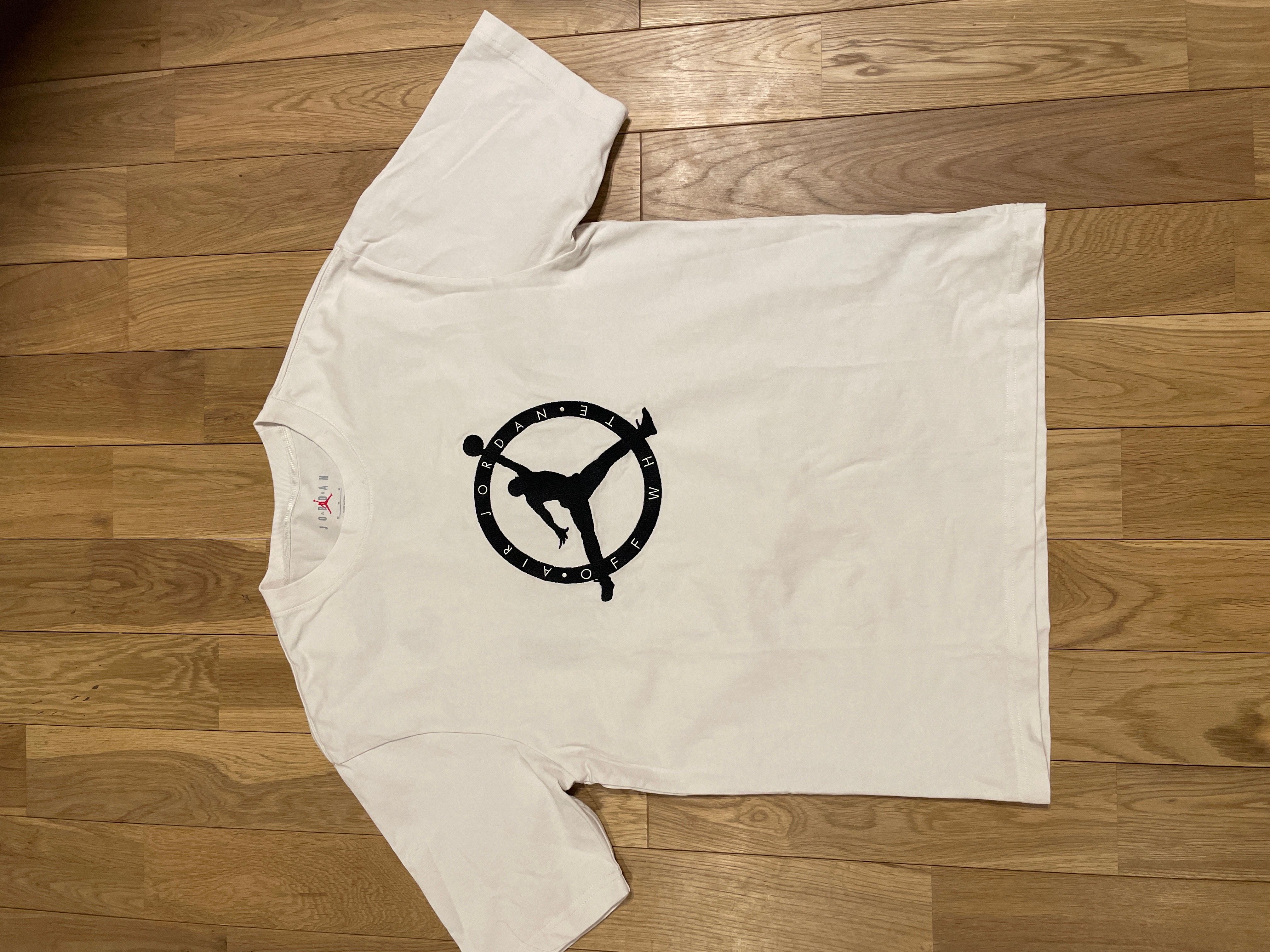 Air Jordan Off-WhiteTM️ Short Sleeve T-shrit "Gray"