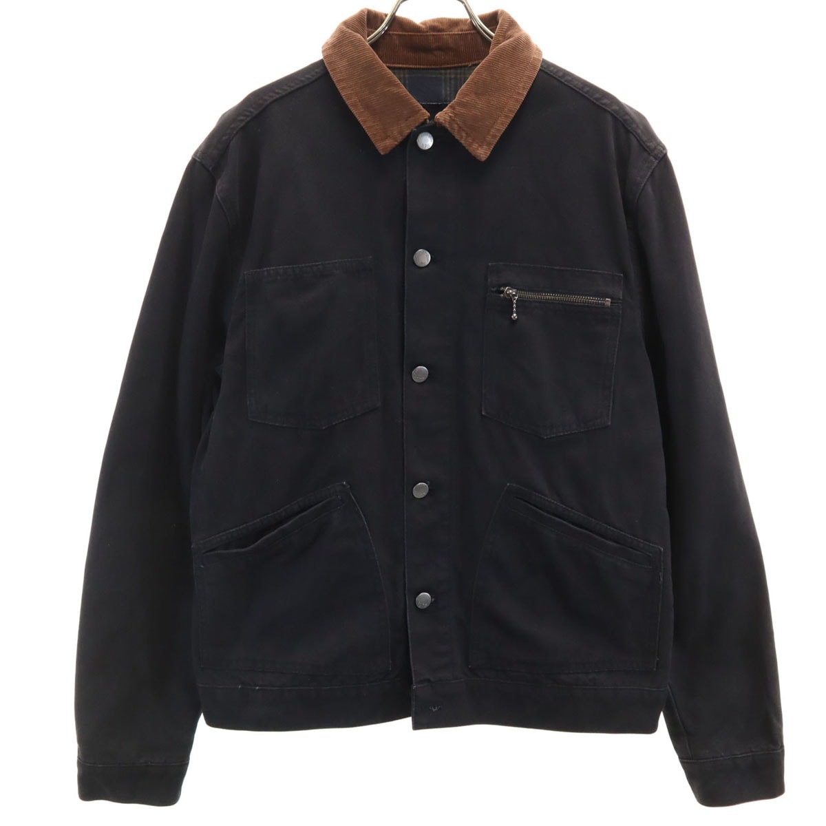 ZARA ザラ ワークジャケット L ブラック