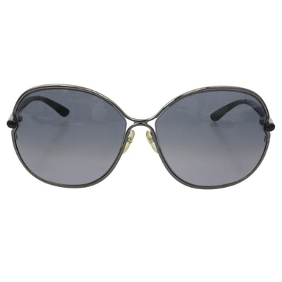 TOM FORD トムフォード サングラス TF222 イタリア製 Leila サングラス レイラ アイウェア フレーム:ブラック系 レンズ:ブラック系 63□14【中古】