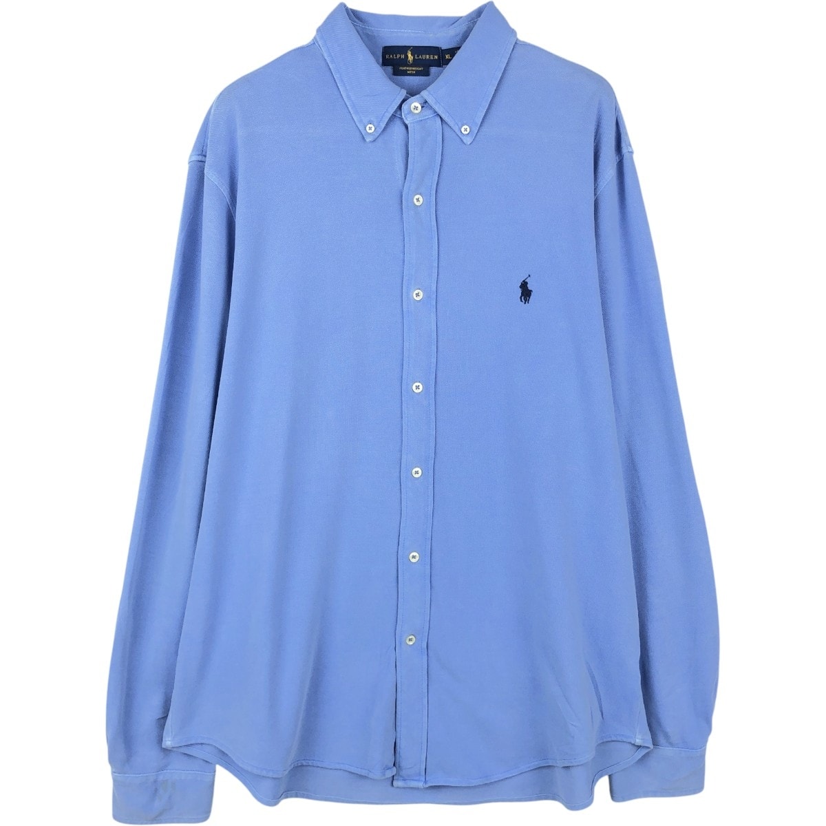 古着 ラルフローレン Ralph Lauren 鹿の子 長袖 ボタンダウンシャツ メンズXL相当/eaa669019