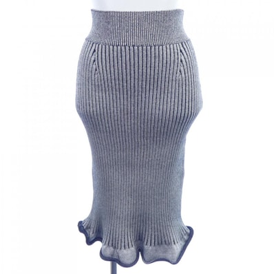 ルイヴィトン LOUIS VUITTON リブドニットトランペットヘム FMKZ98LJ3 スカート