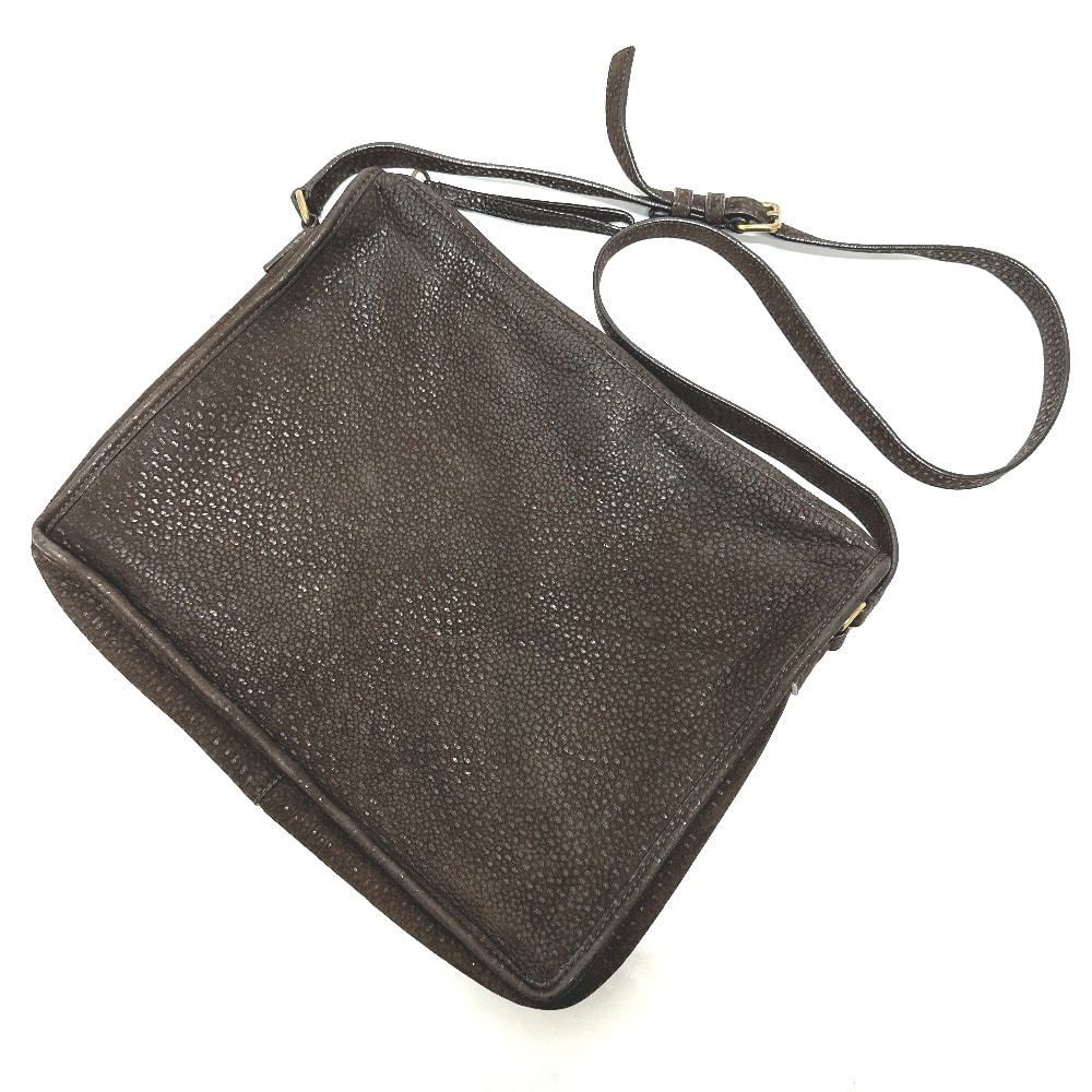 プラダ PRADA ショルダーバッグ レザー ブラウン