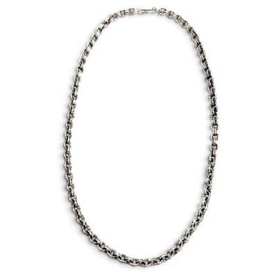 Chrome Hearts Paper Chain Necklace "Silver"