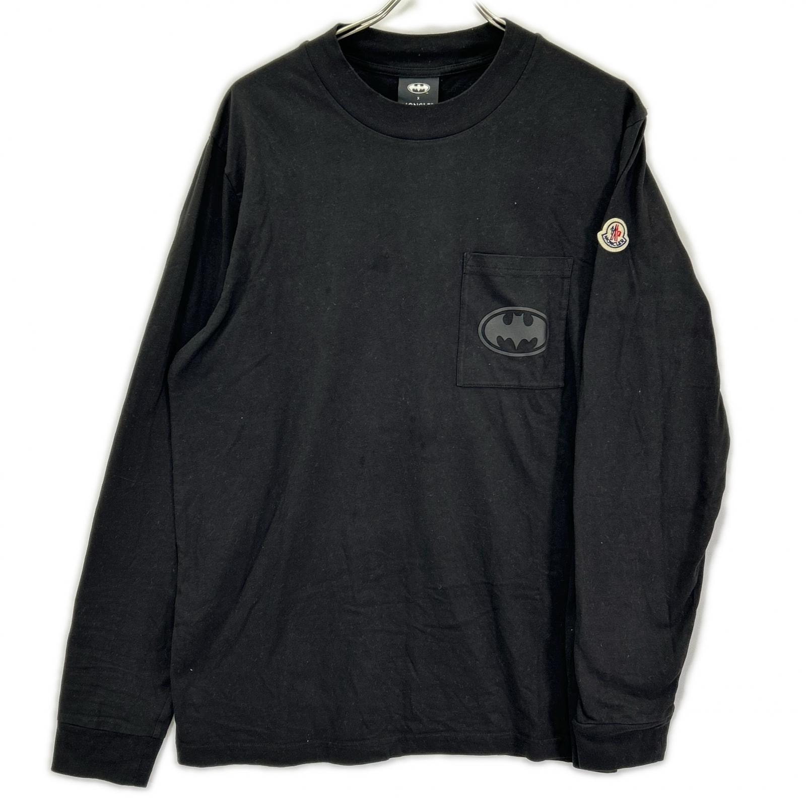 モンクレール 【24年製】J20918D00012 LS T-SHIRT バットマン 長袖Tシャツ M