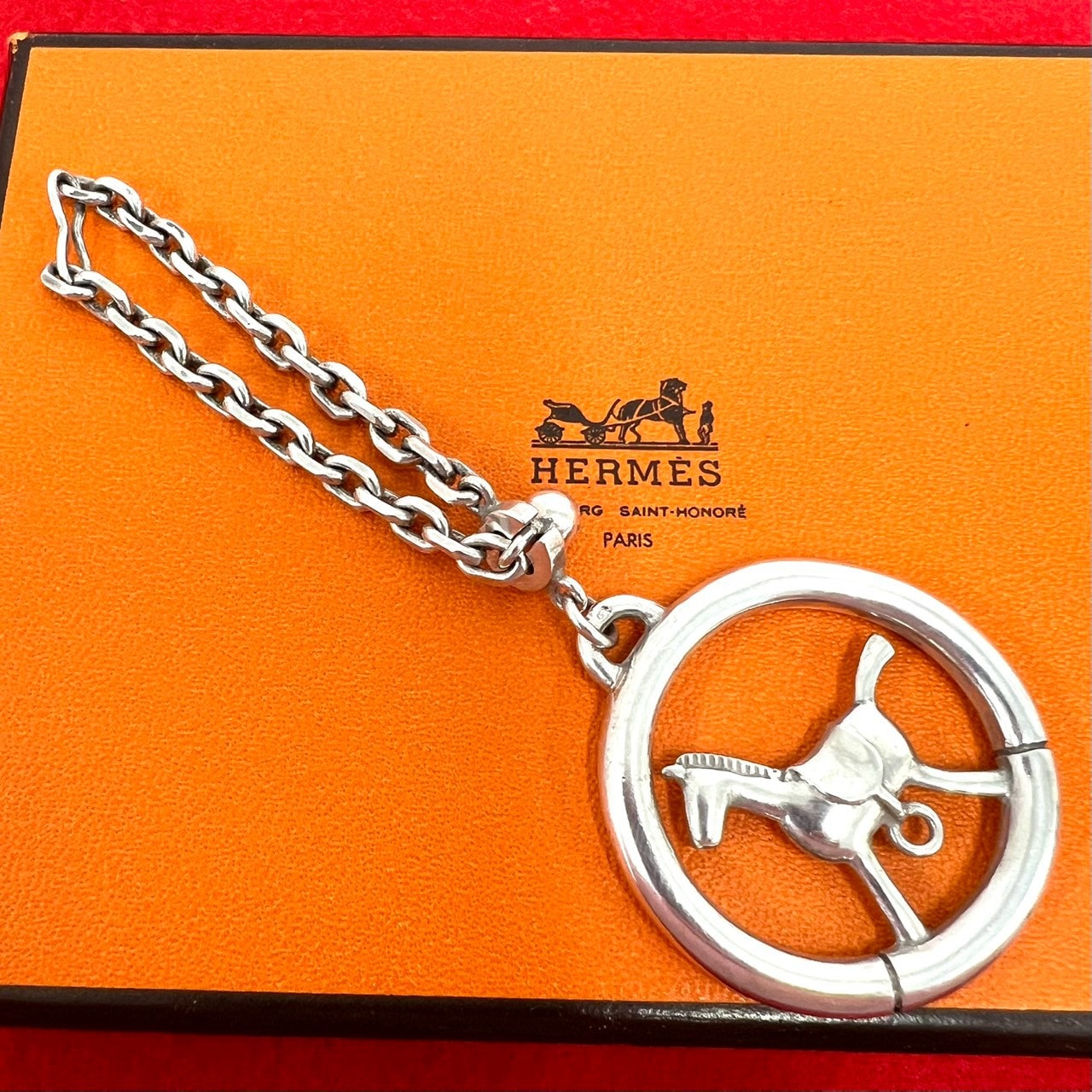 HERMES エルメス ホース モチーフ シルバー925 チャーム シルバー
56510