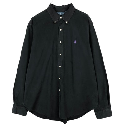 古着 ラルフローレン Ralph Lauren CLASSIC FIT 長袖 ボタンダウンシャツ メンズXL相当/eaa678415