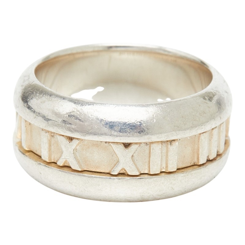 ティファニー アトラス リング 指輪 SV925 シルバー レディース TIFFANY&Co. 【中古】