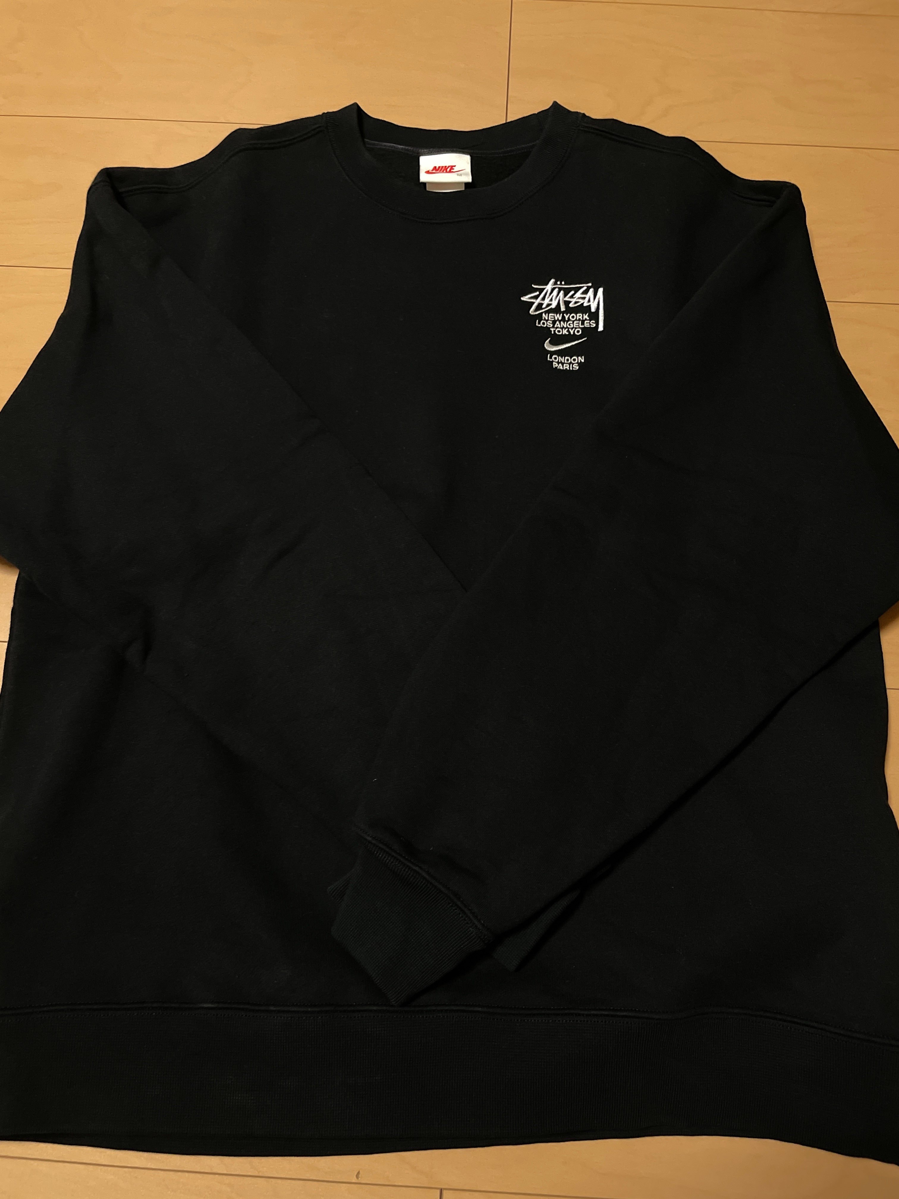 Nike x Stussy International Crewneck Sweatshirt (US Size) "Black" DC4198-010