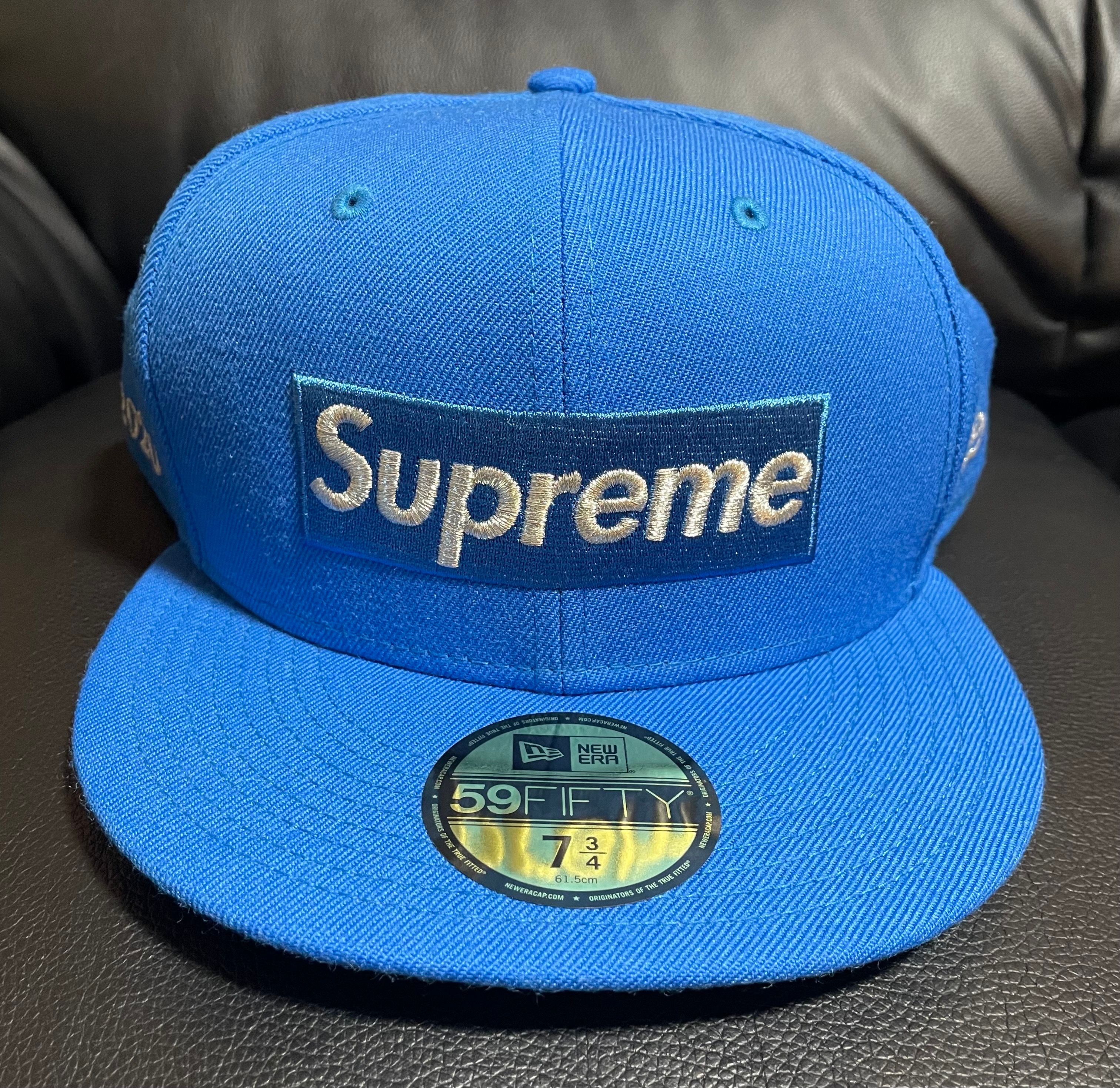 Supreme $1M Metallic Box Logo New Era® "Blue"