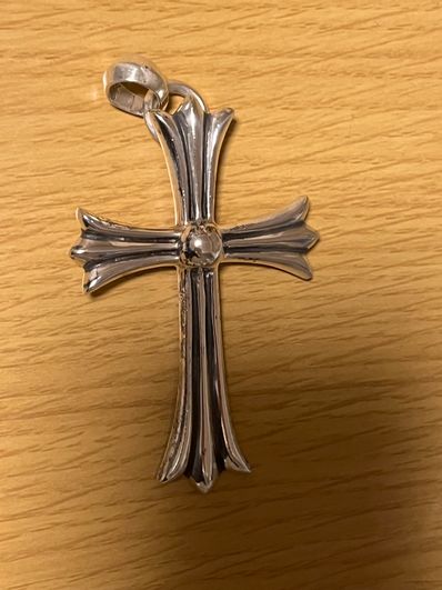 Chrome Hearts Large CH Cross Pendant "Silver"
