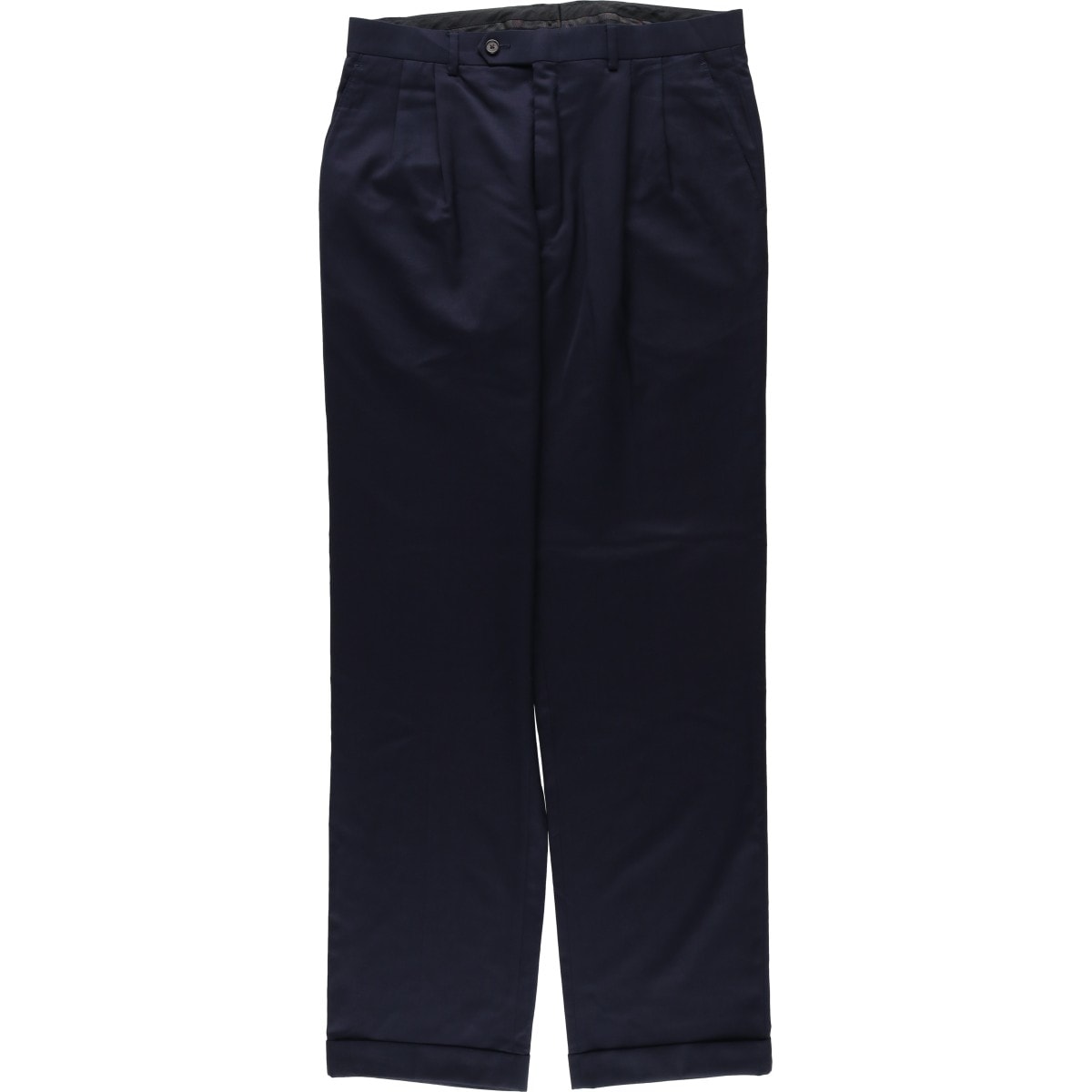 古着 ラルフローレン Ralph Lauren LAUREN ローレン ツータック ウールパンツ スラックス メンズw34相当/eaa643092