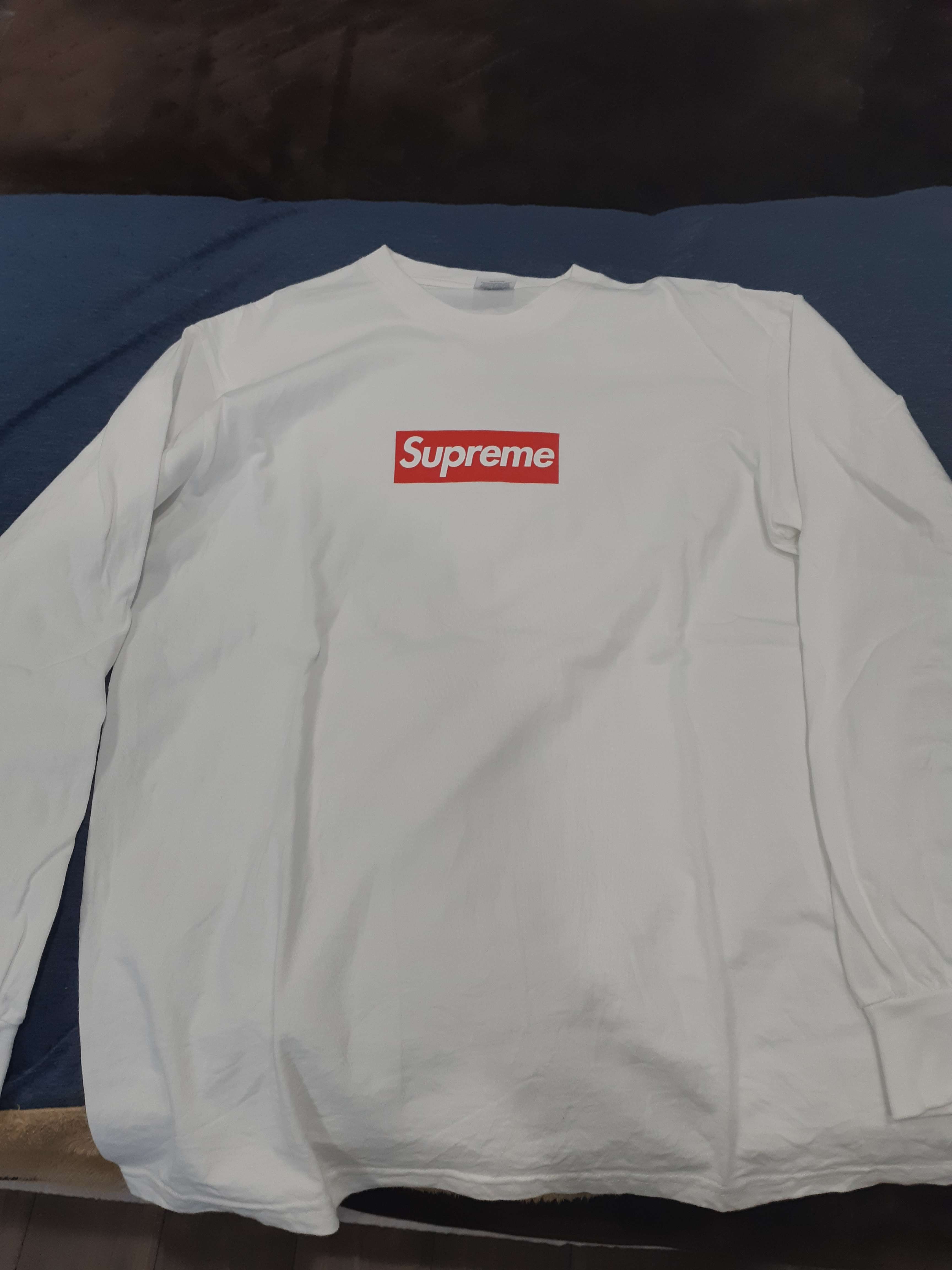 Supreme Box Logo L/S Tee "White"
