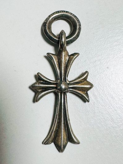 Chrome Hearts Tiny CH Cross Charm "Silver"