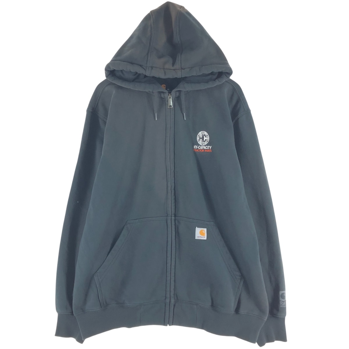 古着 カーハート Carhartt ORIGINAL FIT スウェットフルジップパーカー メンズXL相当/eaa542576