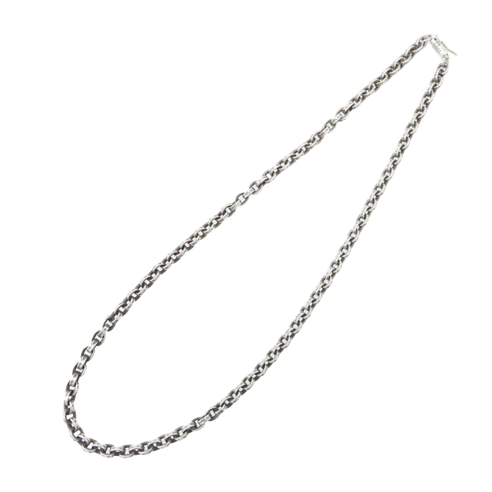 CHROME HEARTS クロムハーツ(原本無) ネックレス PAPER CHAIN 18inch ペーパーチェーン 18インチ ネックレス シルバー系【中古】