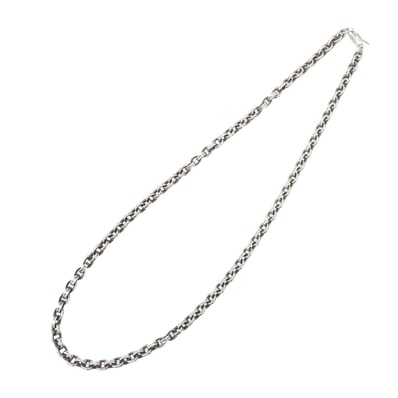 CHROME HEARTS クロムハーツ(原本無) ネックレス PAPER CHAIN 18inch ペーパーチェーン 18インチ ネックレス シルバー系【中古】
