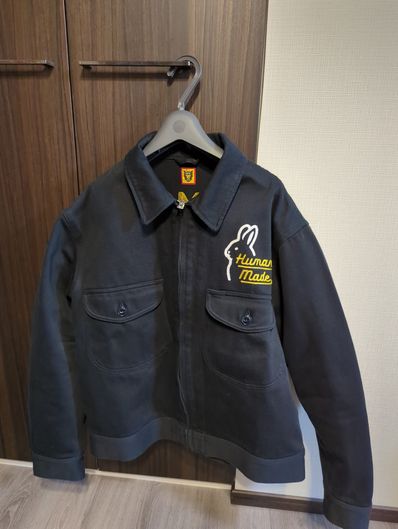 HUMAN MADE Zip-Up Work Jacket "Navy"