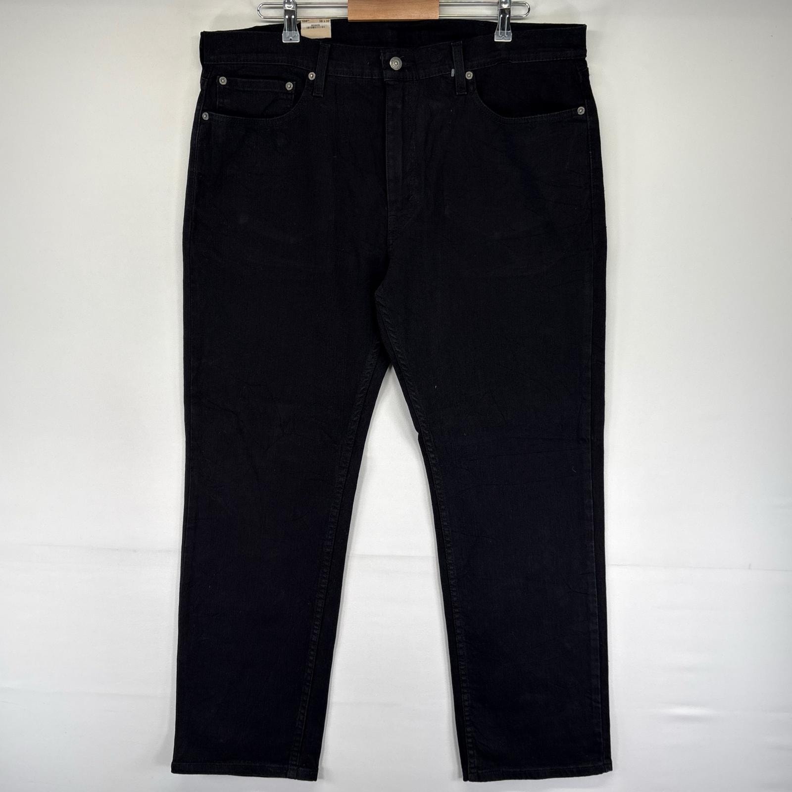 古着 デッドストック リーバイス Levi's デニム パンツ 559 ストレート タグ付 ストレッチ ジーパン W38 L32  ブラック系 メンズ