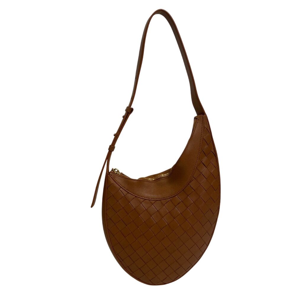 ボッテガヴェネタ BOTTEGAVENETA ショルダーバッグ イントレチャート スモールウッドドロップ ブラウン