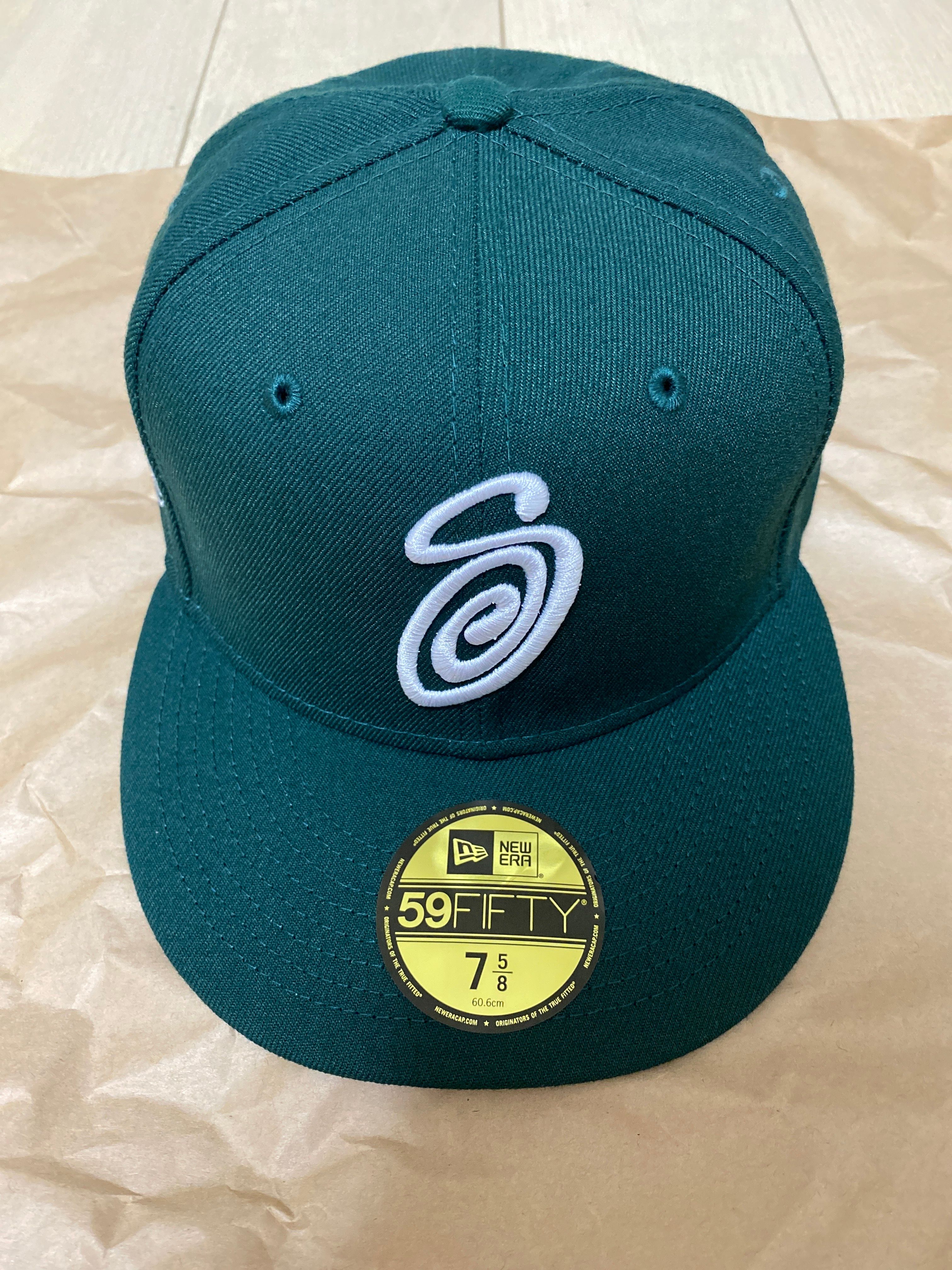 Stussy CURLY S NEW ERA CAP "Green"