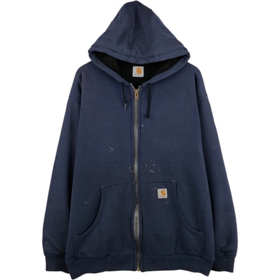 古着 カーハート Carhartt フルジップスウェットシャツ トレーナー メンズXL相当/eaa632951