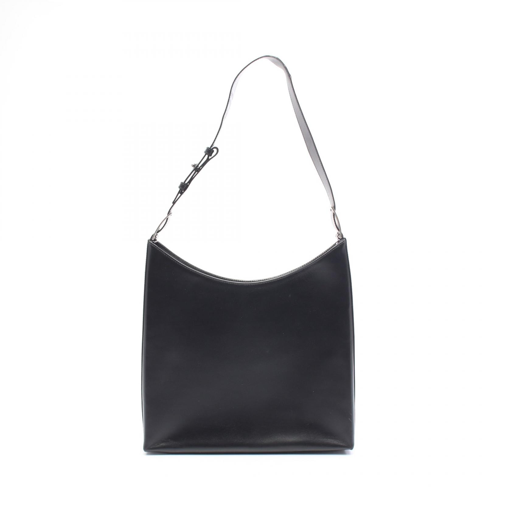 サルヴァトーレフェラガモ Salvatore Ferragamo ショルダーバッグ バッグ レザー レディース ブラック系 21 9230 【中古】