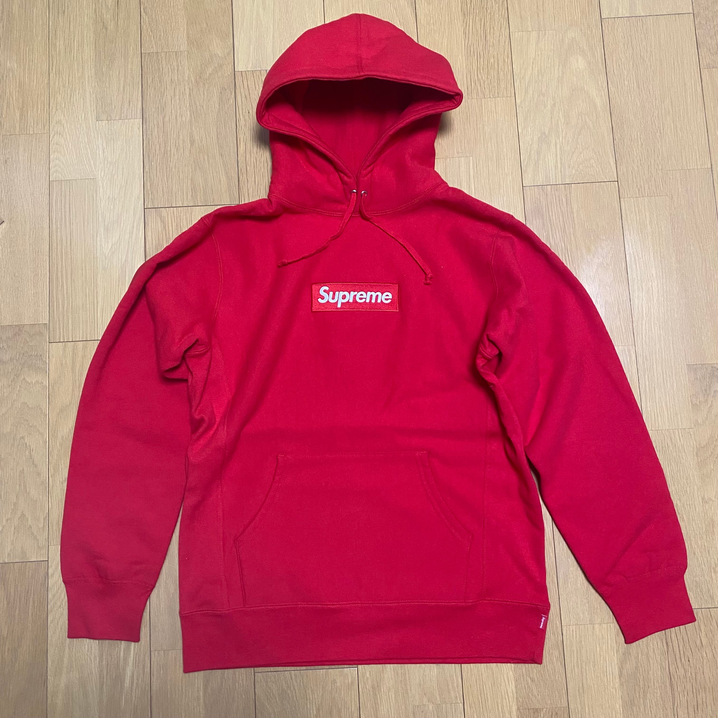 Supreme Box Logo Hooded Sweatshirt "Red" (16FW)
