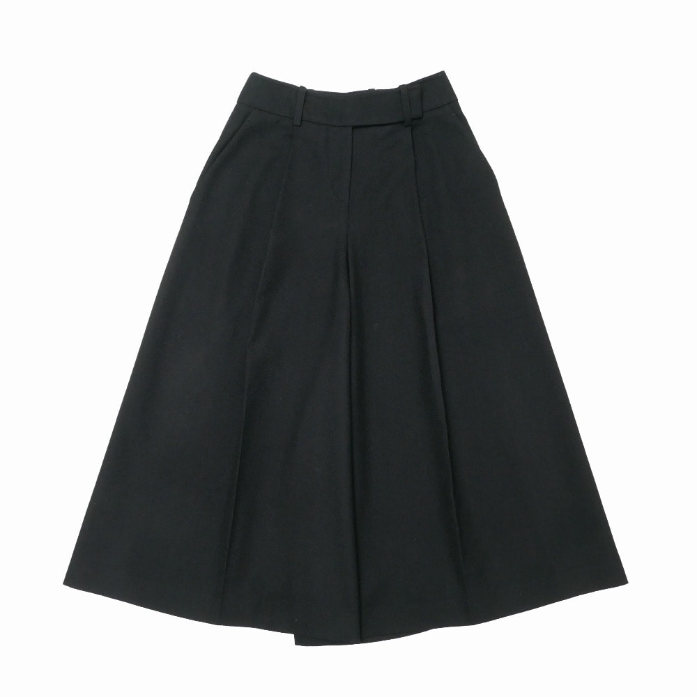 JIL SANDER NAVY ジルサンダー ネイビー ワイドパンツ サイズ36 イタリア製 ブランド古着【中古】20260827/RB0677
