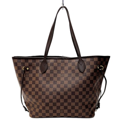 LOUIS VUITTON ルイヴィトン ダミエ ネヴァーフル N41358 エベヌ トートバッグ レディース ゴールド金具