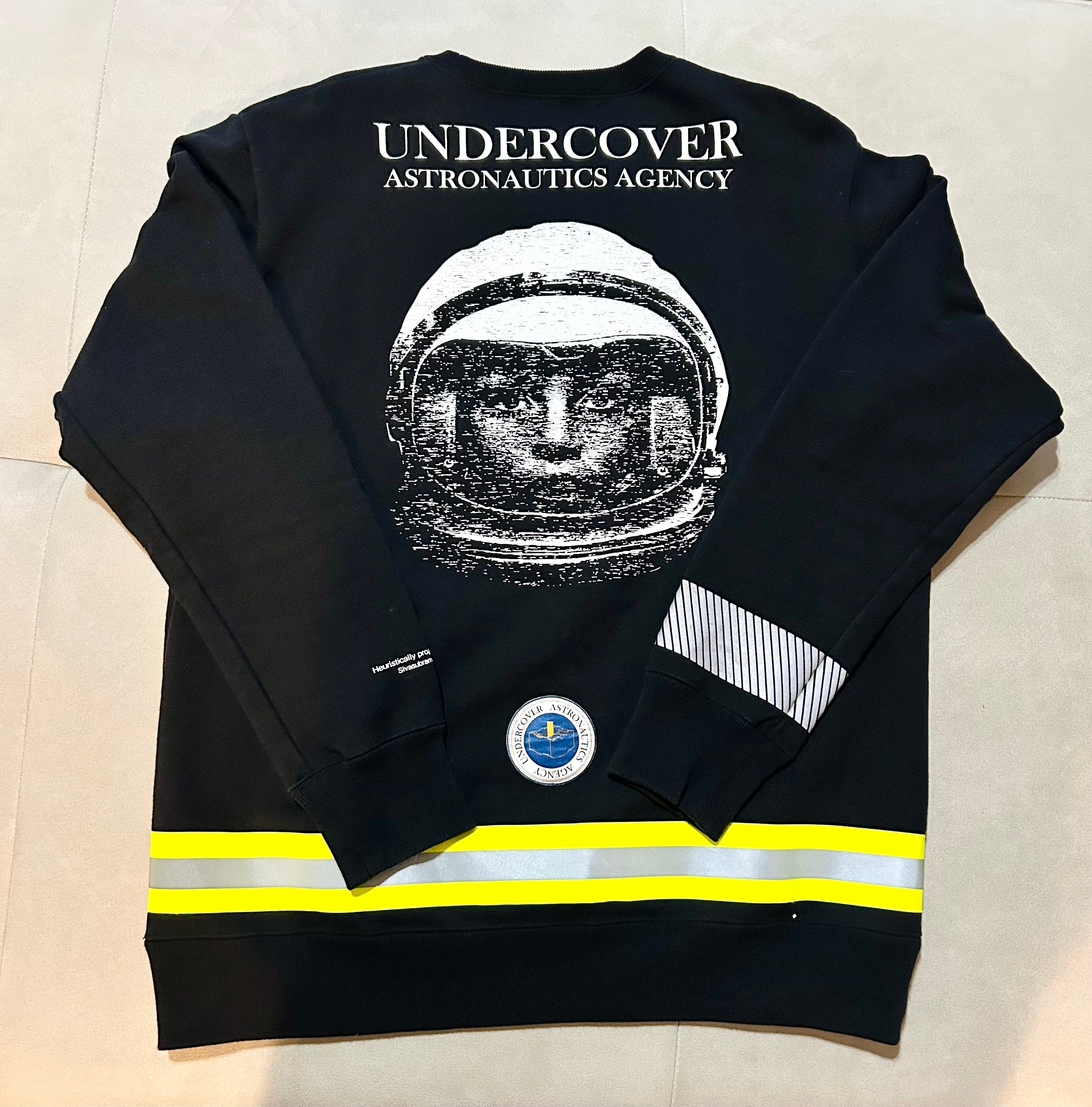 UNDERCOVER UCV4802-4 Astronautics スウェット 黒 Size3 18AW アンダーカバー 宇宙