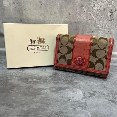 コーチ35983 三つ折り財布 レディース