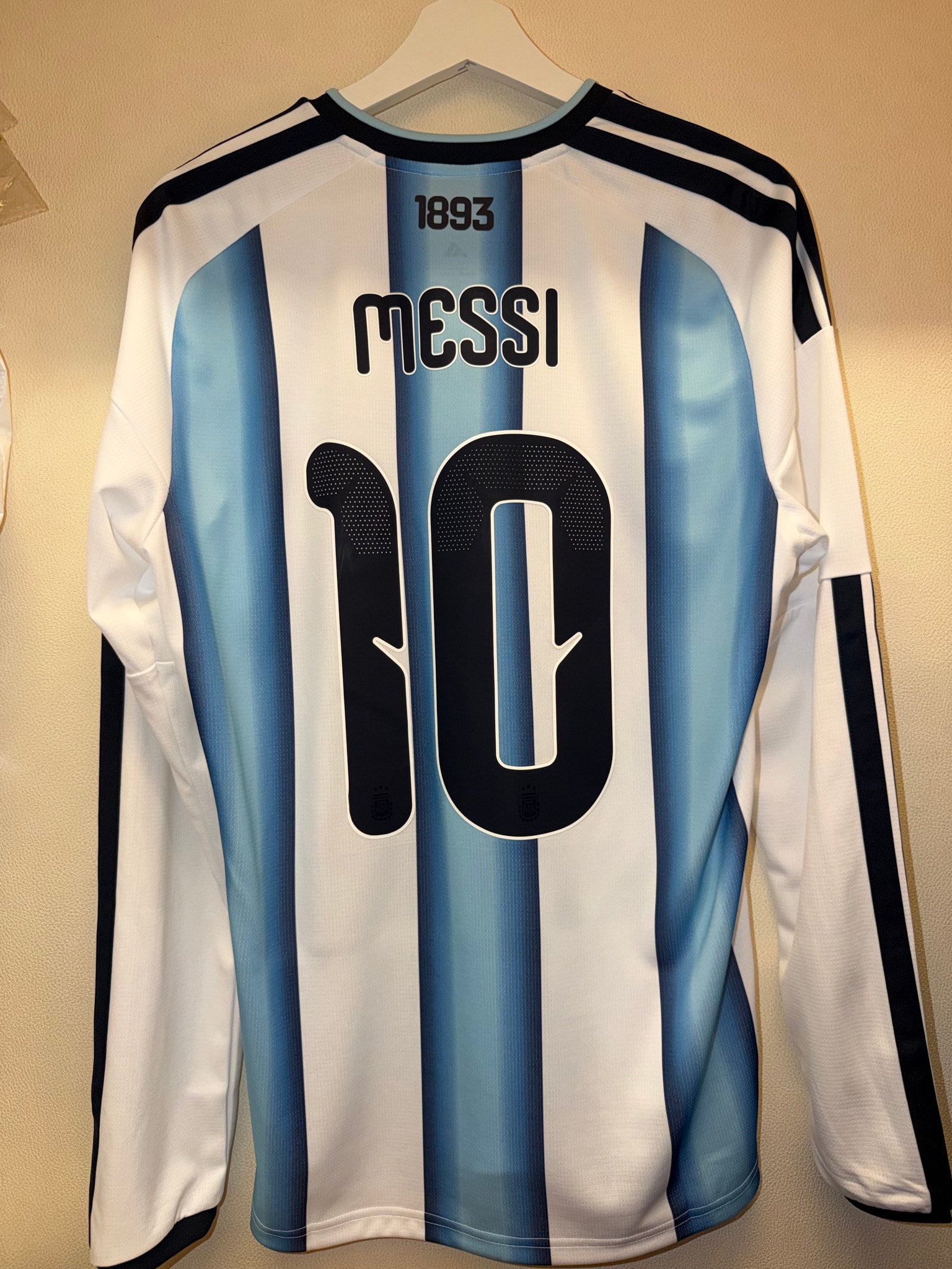 adidas Argentina 26 Home Replica L/S Jersey "White/Icey Blue/Light Blue"